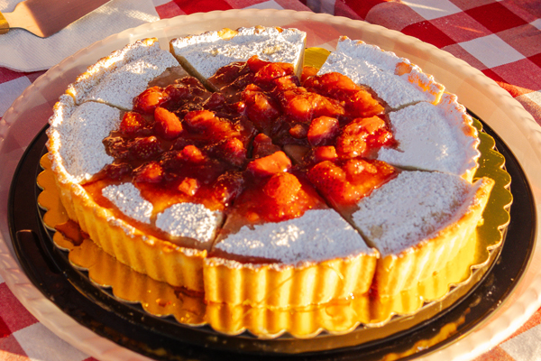 Strawberry Ricotta Cake